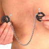 The Red Pinces a seins PVC avec chaine